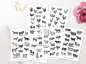 Preview: Vintage Farmtiere Sticker Set